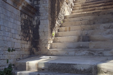 Escalier de l'amphithéâtre romain