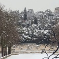 Jardins sous la neige (823 visites)  Jardins de la Fontaine à Nîmes Jardins sous la neige
