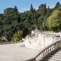 Vue sur la source (1770 visites) Jardin de la Fontaine à Nîmes Vue sur la source