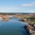 Vue sur le Gardon depuis le pont Pitot