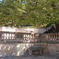 Banc et balustrades
