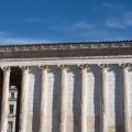 Façade et soleil bas