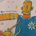 Personnage peint sur mur