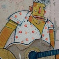 Personnage peint sur mur