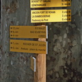 Panneaux d'information (devant la mairie d'Anduze)