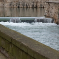 Premier barrage sur le canal de la Fontaine