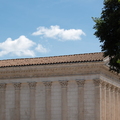 Bleu, blanc, vert et Maison Carrée
