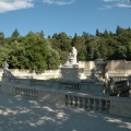 Vue sur le Nymphée (6978 visites) Jardins de la Fontaine à Nîmes Vue sur le Nymphée